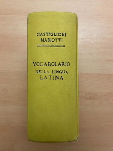 Vocabolario latino - vocabolario,