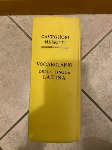 Vocabolario latino - vocabolario,