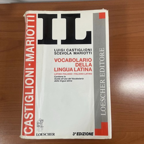 Vocabolario latino terza - il,